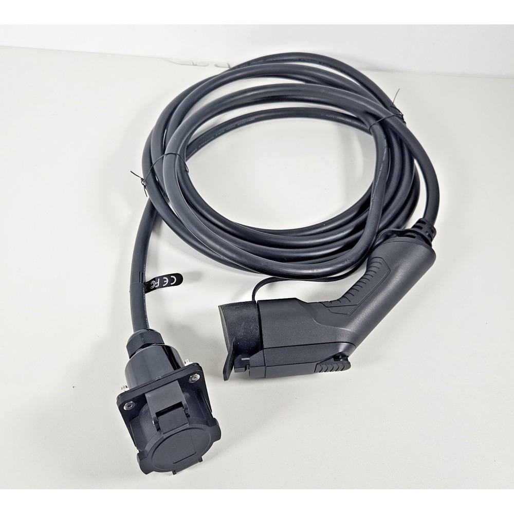EV Charger J1772 Extension Cord Charging Cable 20ft 32A Electric Vehicle Type 1